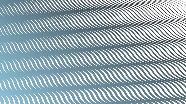 Mavi Çizgili Dalga Çizgisi Soyut Arka Gruplandırma