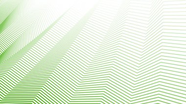 Yeşil Zig zag çizgili çizgi deseni soyut arkaplan