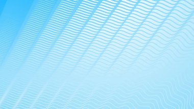 Çizgili dalga çizgisi desenli mavi eğimli arkaplan