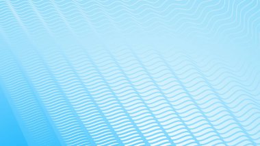 Çizgili dalga çizgisi desenli mavi eğimli arkaplan