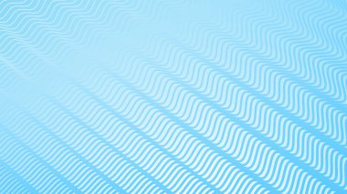 Çizgili dalga çizgisi desenli mavi eğimli arkaplan