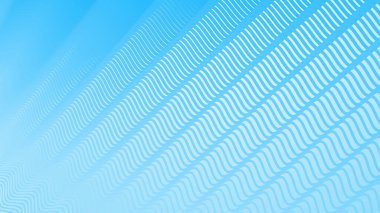Çizgili dalga çizgisi desenli mavi eğimli arkaplan