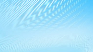 Çizgili dalga çizgisi desenli mavi eğimli arkaplan