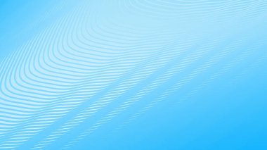 Çizgili dalga çizgisi desenli mavi eğimli arkaplan