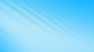 Çizgili dalga çizgisi desenli mavi eğimli arkaplan