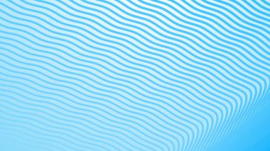 Çizgili dalga çizgisi desenli mavi eğimli arkaplan