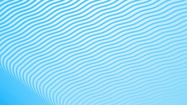 Çizgili dalga çizgisi desenli mavi eğimli arkaplan