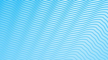 Çizgili dalga çizgisi desenli mavi eğimli arkaplan