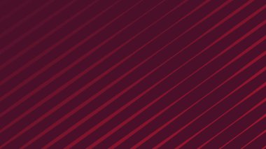 Kalın Geometrik Biçimli ve Modern Doku Tipli Kırmızı Çizgili Kusursuz Desenli Arkaplan