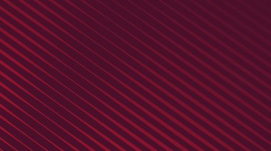 Kalın Geometrik Biçimli ve Modern Doku Tipli Kırmızı Çizgili Kusursuz Desenli Arkaplan