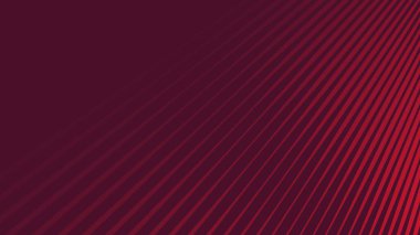 Kalın Geometrik Biçimli ve Modern Doku Tipli Kırmızı Çizgili Kusursuz Desenli Arkaplan