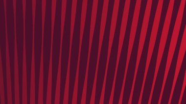 Kalın Geometrik Biçimli ve Modern Doku Tipli Kırmızı Çizgili Kusursuz Desenli Arkaplan