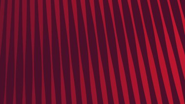 Kalın Geometrik Biçimli ve Modern Doku Tipli Kırmızı Çizgili Kusursuz Desenli Arkaplan