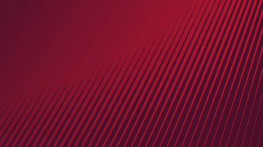 Kalın Geometrik Biçimli ve Modern Doku Tipli Kırmızı Çizgili Kusursuz Desenli Arkaplan