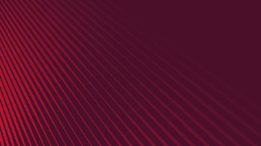 Kalın Geometrik Biçimli ve Modern Doku Tipli Kırmızı Çizgili Kusursuz Desenli Arkaplan