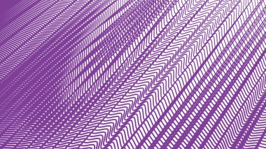 Mor Dalgalı Çizgiler Çizgisi Biçimli Duvar Kağıdı ve Dijital Desig için Kusursuz Desen Arkaplanı