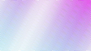 Modern soyut tasarım ve görsel dokuma için mor ve mavi çizgili zigzag çizgisi arkaplanı