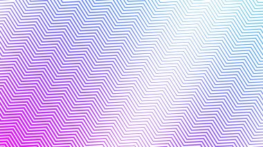 Modern soyut tasarım ve görsel dokuma için mor ve mavi çizgili zigzag çizgisi arkaplanı