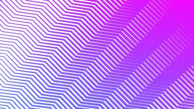 Modern soyut tasarım ve görsel dokuma için mor ve mavi çizgili zigzag çizgisi arkaplanı