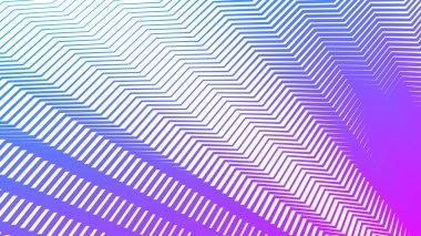 Modern soyut tasarım ve görsel dokuma için mor ve mavi çizgili zigzag çizgisi arkaplanı