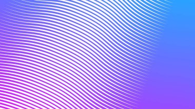 Modern soyut kumaş ağı ve grafik tasarımı için mor ve mavi çizgiler dalgalı çizgi arkaplanı