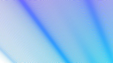 Modern soyut kumaş ağı ve grafik tasarımı için mor ve mavi çizgiler dalgalı çizgi arkaplanı