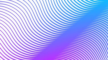 Modern soyut kumaş ağı ve grafik tasarımı için mor ve mavi çizgiler dalgalı çizgi arkaplanı