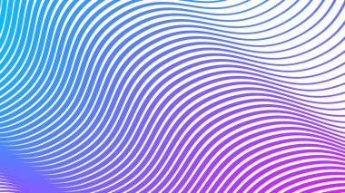 Modern soyut kumaş ağı ve grafik tasarımı için mor ve mavi çizgiler dalgalı çizgi arkaplanı