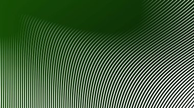 Modern kumaş ağı ve grafik tasarımı için çizgiler çizgisi pürüzsüz desenli koyu yeşil gradyan