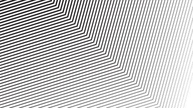 Modern kumaş duvar kağıdı ve grafik tasarımı için siyah ve beyaz çizgiler kusursuz desen arkaplanı