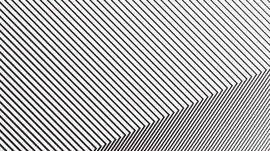 Modern kumaş duvar kağıdı ve grafik tasarımı için siyah ve beyaz çizgiler kusursuz desen arkaplanı