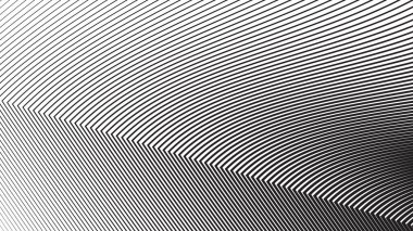 Modern kumaş duvar kağıdı ve grafik tasarımı için siyah ve beyaz çizgiler kusursuz desen arkaplanı