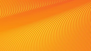 Modern, soyut, dikişsiz kumaş ağı ve grafik tasarımı için sarı turuncu çizgili arka plan