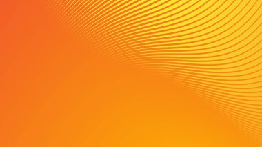 Modern, soyut, dikişsiz kumaş ağı ve grafik tasarımı için sarı turuncu çizgili arka plan