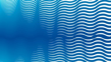 Modern soyut kumaş duvar kağıdı ve dijital tasarım için gök mavisi çizgileri dalgalı çizgi arkaplanı