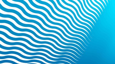 Modern soyut kumaş duvar kağıdı ve dijital tasarım için gök mavisi çizgileri dalgalı çizgi arkaplanı