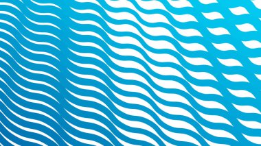 Modern soyut kumaş duvar kağıdı ve dijital tasarım için gök mavisi çizgileri dalgalı çizgi arkaplanı