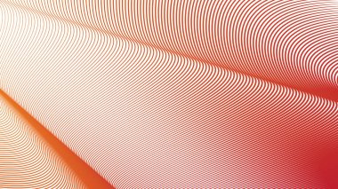 Modern soyut kumaş duvar kağıdı dijital için turuncu eğri desen arkaplanı