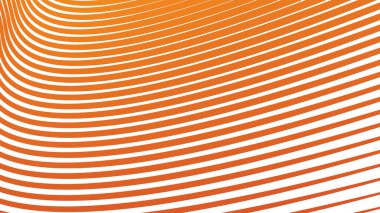 Modern soyut kumaş duvar kağıdı dijital için turuncu eğri desen arkaplanı