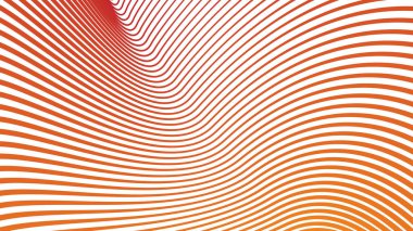 Modern soyut kumaş duvar kağıdı dijital için turuncu eğri desen arkaplanı