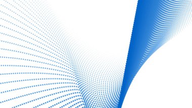 Modern soyut dijital tasarım grafik duvar kağıdı ve web layou için mavi gradyan yarım ton arkaplan