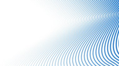 Modern soyut dijital tasarım grafik duvar kağıdı ve web layou için mavi gradyan yarım ton arkaplan