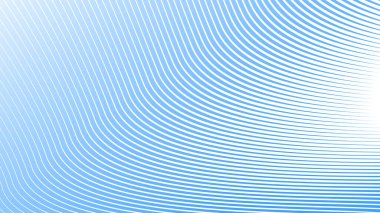 Modern soyut dijital kumaş ve grafik tasarımı için çizgili çizgi arka planına sahip dodger mavi gradyanı