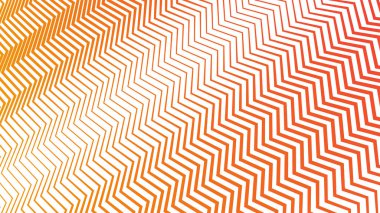 Modern soyut kumaş duvar kâğıdı ve tasarım için turuncu zig zag çizgileri kusursuz desen arkaplanı