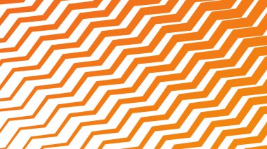 Modern soyut kumaş duvar kâğıdı ve tasarım için turuncu zig zag çizgileri kusursuz desen arkaplanı