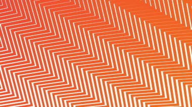 Modern soyut kumaş duvar kâğıdı ve tasarım için turuncu zig zag çizgileri kusursuz desen arkaplanı