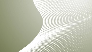 Modern soyut dijital ve grafik dekoru için yarım ton eğrisi olan yeşil ordu gradyanı