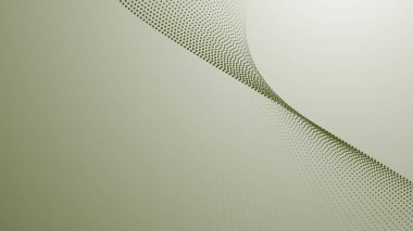 Modern soyut dijital ve grafik dekoru için yarım ton eğrisi olan yeşil ordu gradyanı