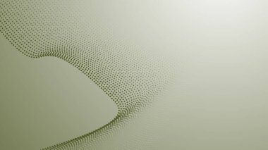 Modern soyut dijital ve grafik dekoru için yarım ton eğrisi olan yeşil ordu gradyanı