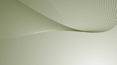 Modern soyut dijital ve grafik dekoru için yarım ton eğrisi olan yeşil ordu gradyanı